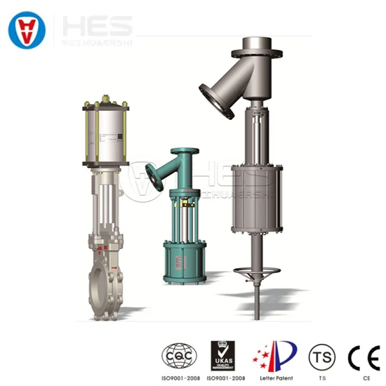 Double Acting Pneumatic Knife Gate Valve